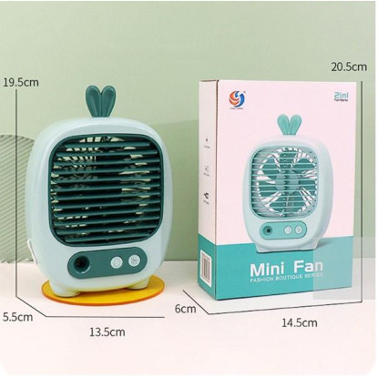 Вентилятор портативний ручний з функцією розпилення водяного туману MINI FAN